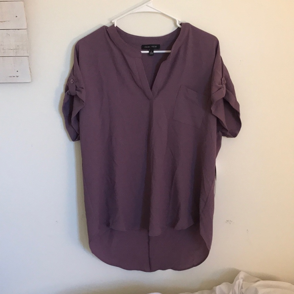 Purple Dress Top